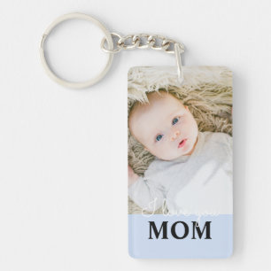 Mother's Day Photo I love you Mom Key Ring