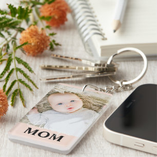 Mother's Day Photo I love you Mum Key Ring