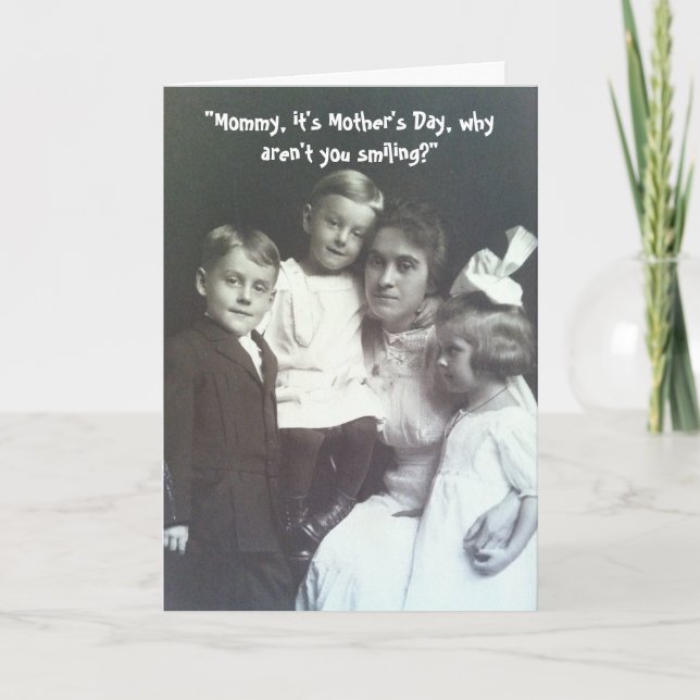 Mother's Day Photo - Vintage Card (Front)