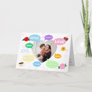 Mothers Day Photo Word Clouds Best Mum Mother Card