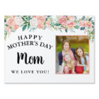 Mother's Day Pink Blush Rose Floral Photo