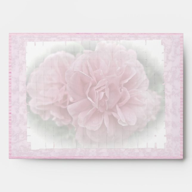 Mother's Day Pink Climbing Rose Blossoms Envelope (Front)