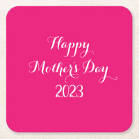 Mother's Day Pink White Custom Colour Colourful Cu