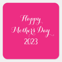 Mother's Day Pink White Custom Colour Colourful Cu