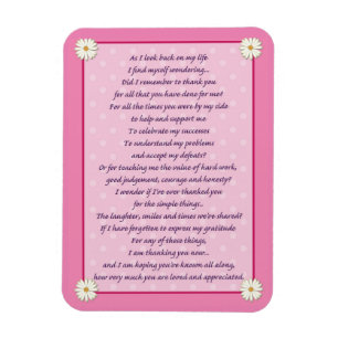 Mother's Day Poem Magnet