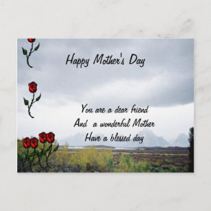 Mother's day postcards-friend postcard