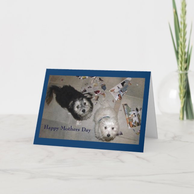 Mother's Day puppy card (Front)