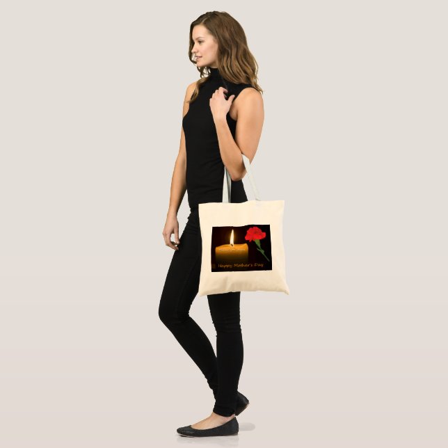Mothers Day Red Rose Tote Bag (Front (Model))