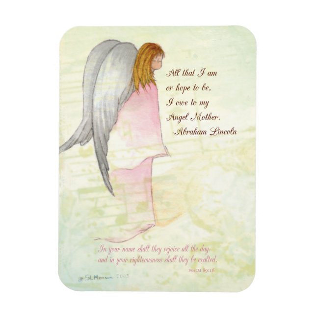 Mother's Day Religious Angel, Vertical Gift Magnet (Vertical)