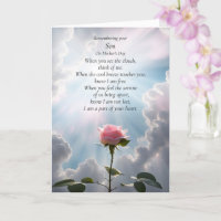 Mothers Day Remembrance of Son with Loving Thought