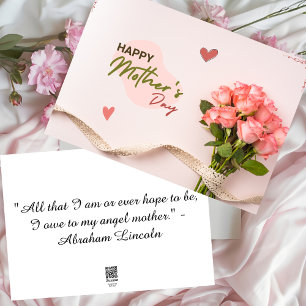 Mother's Day Rose Greeting Card