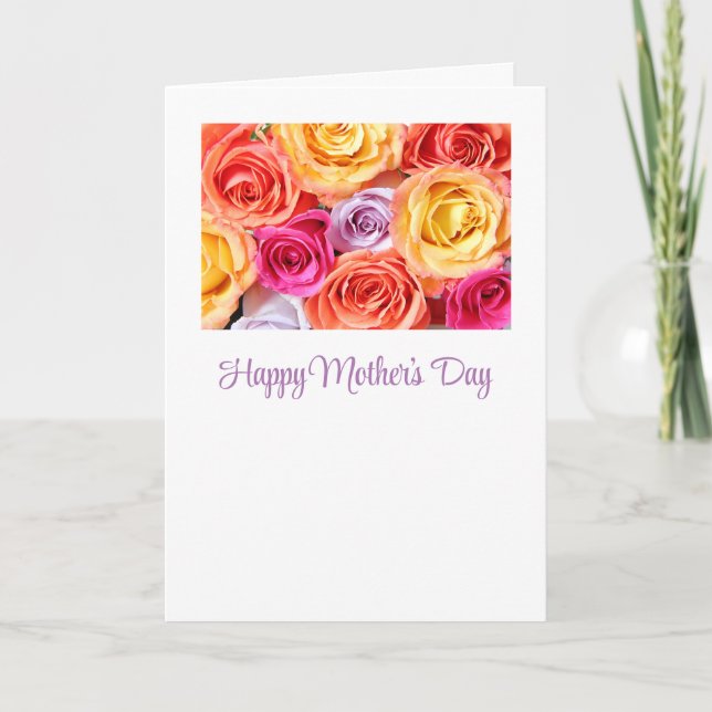Mother's Day Roses Card (Front)