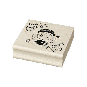 Mother's Day  Rubber Stamp