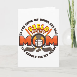 Mother's Day S Cool Sport Field Hockey Mom Lover  Card
