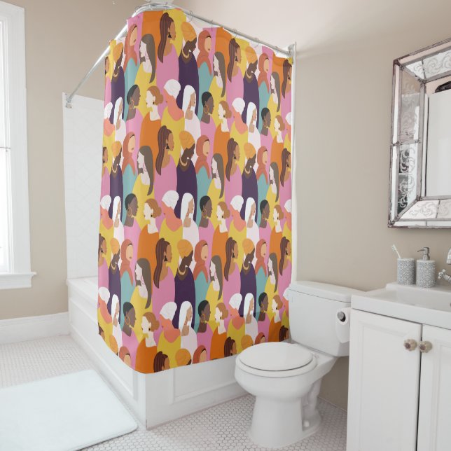 Mother's Day Shower Curtain (In Situ)