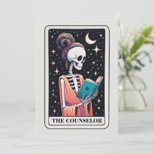 Mother's Day Skeleton The Counselor Tarot Card