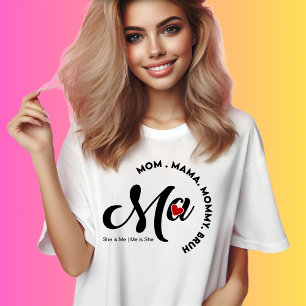 Mother's Day Special Mum. Mummy. Mamma. Bruh  T-Shirt