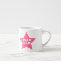 Mother's Day STAR MOM | Pink Star Espresso Mug