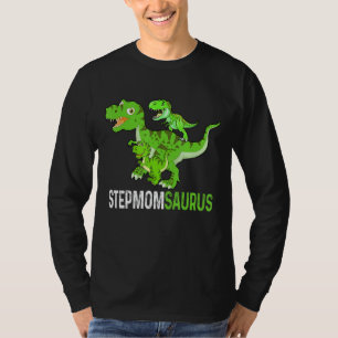 Mother's Day Stepmomsaurus T rex Dinosaur Funny St T-Shirt