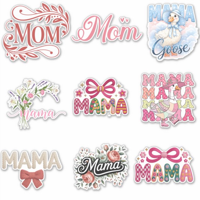 Mother's Day Stickers (Front)