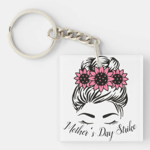 Mother's Day Strike Roe v Wade Womens Rights T-Shi Key Ring