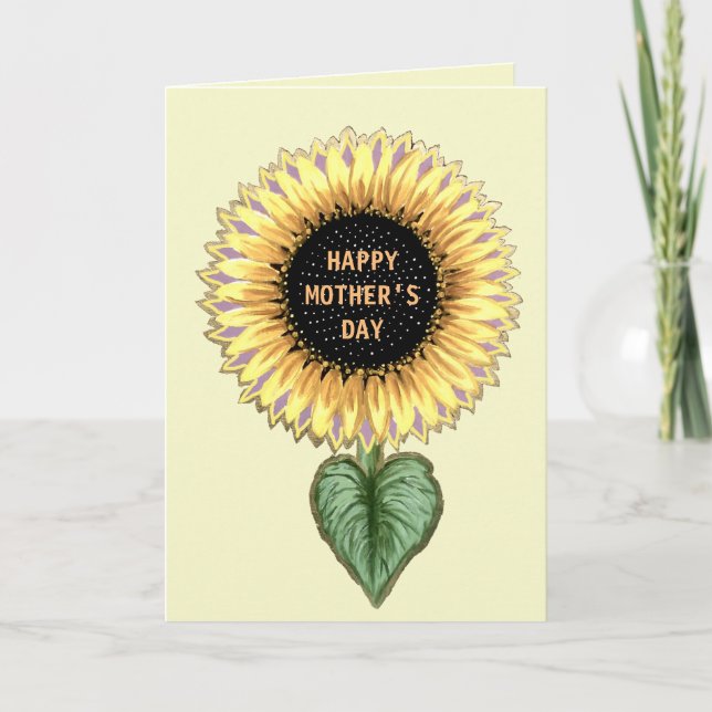 Mother's Day Sunflower Card (Front)