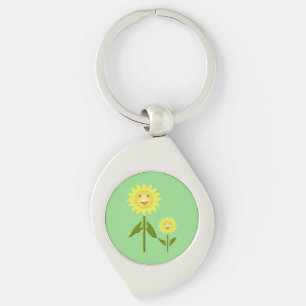 Mothers Day Sunflowers Key Ring