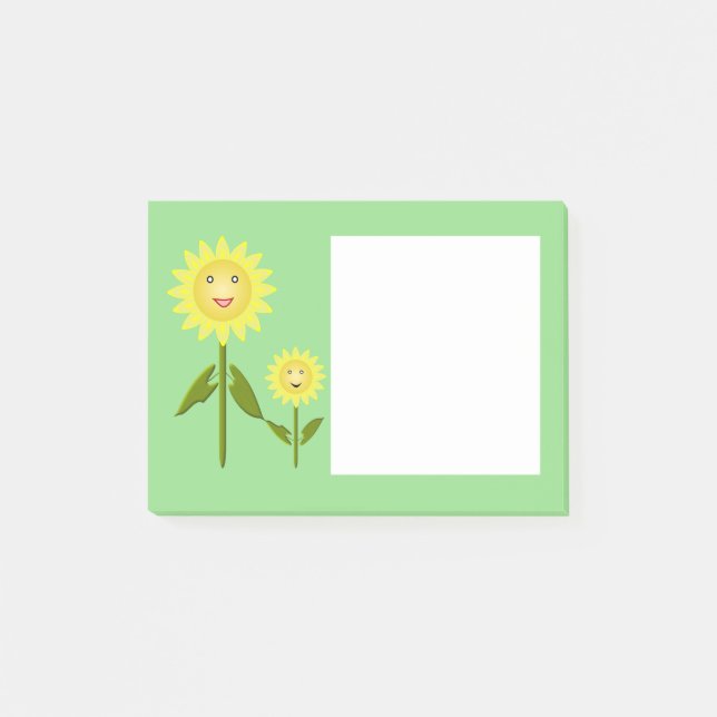 Mothers Day Sunflowers Post-it Notes (Front)