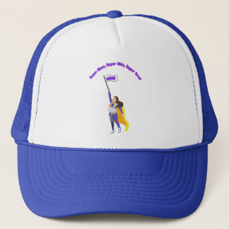 Mother's Day Super Mum Super Wife Super Tired Trucker Hat