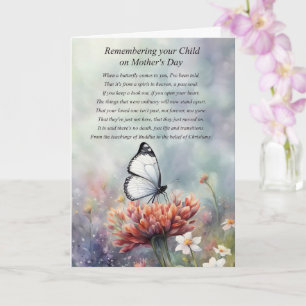 Mothers Day Sympathy Loss of Child Mother's Day  Card