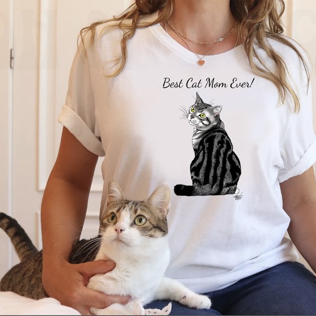 Mother's Day Tabby Cat Tri-Blend Shirt (Creator Uploaded)