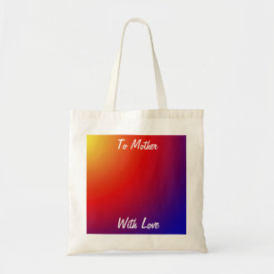 Mother's Day/Teacher Canvas Bag, Vivid Rainbow Tote Bag