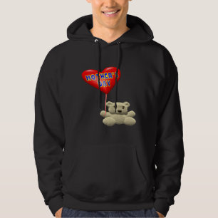 Mothers Day Teddy Bear Balloon Hoodie