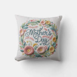 Mother's Day Throw Pillow: A Touch of Comfort  Cushion