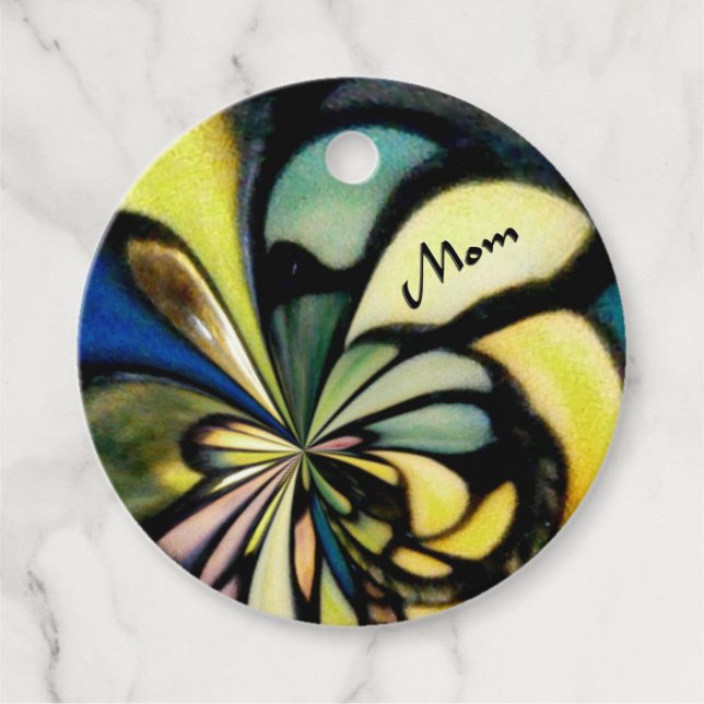 Mothers Day Tiffany Silks Favour Tags (Front)