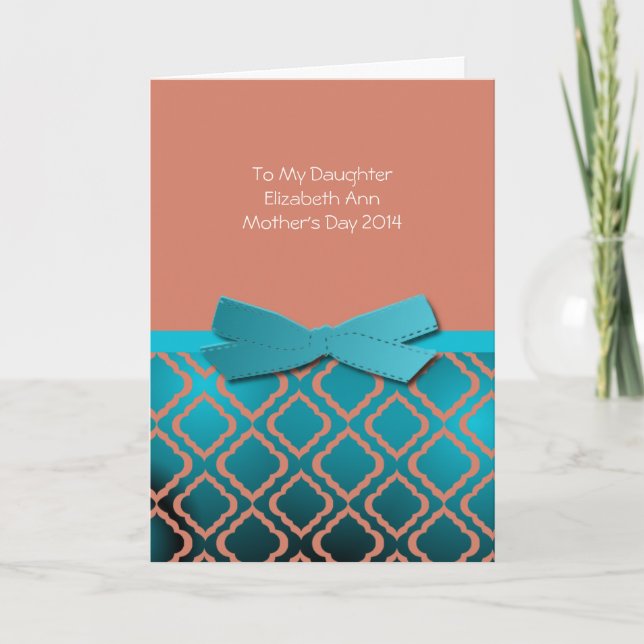 Mother's Day to Daughter Card (Front)