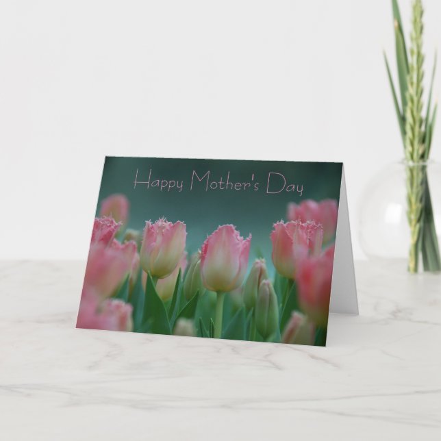 Mother's Day Tulips Card (Front)