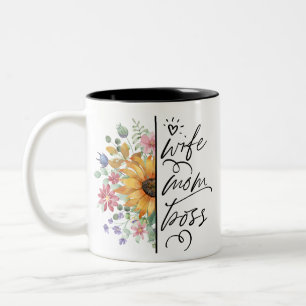 Mother's Day Two-Tone Coffee Mug