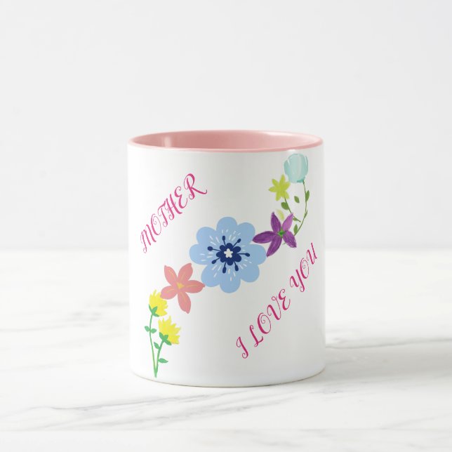 Mother's day two tone combo mug.  mug (Center)
