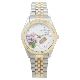 Mother's Day Unisex Two-Tone Bracelet Watch
