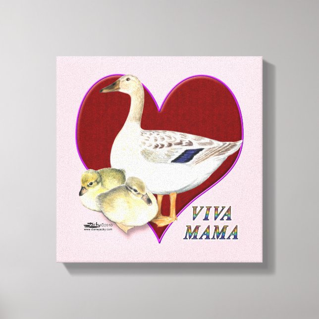 Mother's Day:  Viva Mama! Canvas Print (Front)