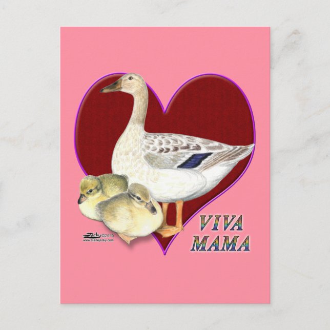 Mother's Day:  Viva Mama! Postcard (Front)
