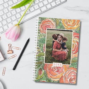 Mother's Day Watercolor Roses Mum Photo Planner