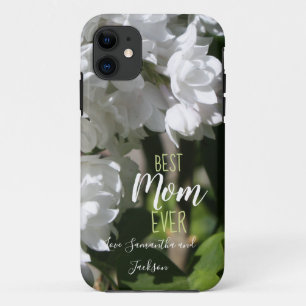 Mother's Day White Lilacs Best Mum Ever Case-Mate iPhone Case