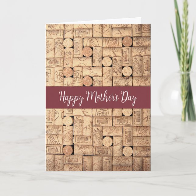 Mother's Day Wine Card (Front)