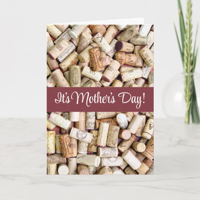 Mother's Day Wine Card (Front)