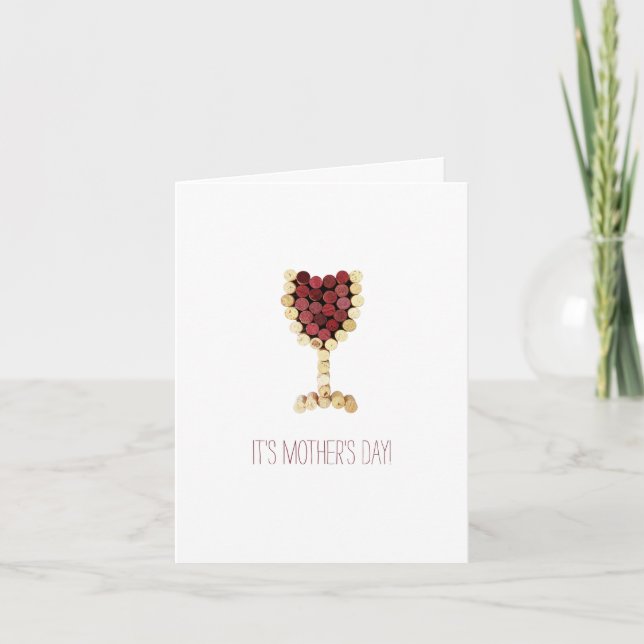 Mother's Day Wine Card (Front)