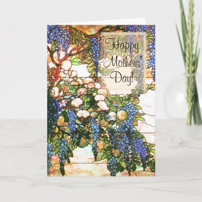 Mothers' Day Wisteria Card (Front)