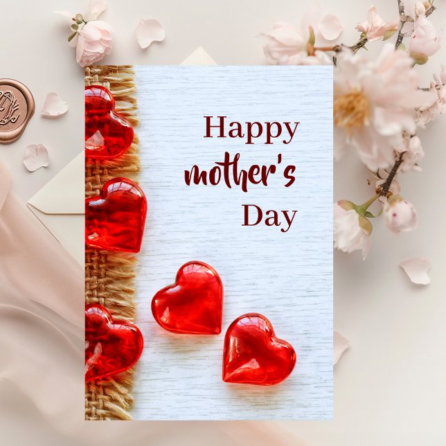 Mother's Day  with love candy Greeting Card (Creator Uploaded)