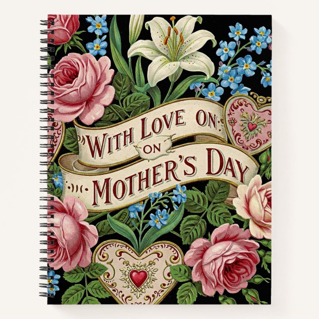 Mother's Day with Love Notebook (Front)